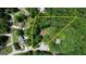 Expansive property with a yellow boundary line amid lush greenery and neighborhood homes at 1638 River Trc, Auburn, GA 30011