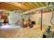 Spacious unfinished basement area is ready for customization and storage at 1638 River Trc, Auburn, GA 30011