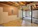 Unfinished basement featuring exposed beams and potential for customization at 1638 River Trc, Auburn, GA 30011