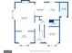 Detailed first floor plan shows layout of rooms including living room, kitchen, dining room, and office dimensions at 120 Bowfin Bay, Peachtree City, GA 30269