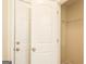 Hallway closet with ample storage on upper shelf at 1562 Onalee Dr, Hampton, GA 30228