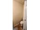 Small half bath with a toilet and vinyl flooring at 1562 Onalee Dr, Hampton, GA 30228