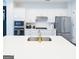 Bright kitchen featuring white cabinets, stainless steel appliances, and a gold faucet at 2282 Mclean Chase Se, Smyrna, GA 30080