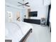 Spacious main bedroom with modern furniture, a large window, and an ensuite bathroom at 2282 Mclean Chase Se, Smyrna, GA 30080