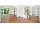 Foyer with hardwood floors, a staircase, and lots of natural light at 765 Brooks Cir, Stone Mountain, GA 30087