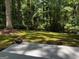View of the backyard featuring a concrete patio and a spacious, grassy area at 335 Cedar Ln, Fayetteville, GA 30214