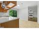 The breakfast nook is adjacent to the kitchen with a fireplace view to the Gathering room at 335 Cedar Ln, Fayetteville, GA 30214