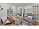 Stylish office with a wooden desk and seating, complemented by modern accents and decor at 101 Sumner Place Ct, Peachtree City, GA 30269