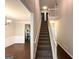 A view of the home's staircase, showing the transition between floors and the layout of the home at 3814 Clear Lake Nw Way, Acworth, GA 30101