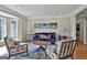 Inviting living room with bay windows, hardwood floors, and ample natural light at 209 Smokerise Trce, Peachtree City, GA 30269