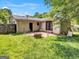 Spacious backyard features a brick patio area perfect for outdoor dining at 3059 Will Rogers Se Pl, Atlanta, GA 30316