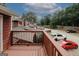 Deck overlooking community parking lot at 5461 Park S Pl, Atlanta, GA 30349