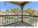 Balcony area overlooking the water at 504 Mill Pond Se Ct, Smyrna, GA 30082
