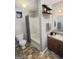 Functional bathroom with a tub, toilet, vanity, and a neutral color palette at 1464 Riverrock Trl, Riverdale, GA 30296