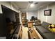Office with built-in shelves, desk, and comfortable seating, creating a functional workspace at 126 Country Acres Ct, Mcdonough, GA 30253
