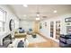 Comfortable living area with natural light and hardwood floors at 577 Rivers Rd, Fayetteville, GA 30214