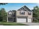 Charming two-story brick home with a three-car garage, well-manicured lawn, and classic architectural details at 1246 Trombone Way # 111, Mcdonough, GA 30252