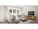Bright living room featuring a large window, plush seating, and stylish decor at 2020 Piccolo Ct # 229, Mcdonough, GA 30252