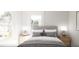 Bright bedroom features modern furnishings and decor with natural light at 2024 Piccolo Ct # 228, Mcdonough, GA 30252