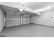 Spacious two-car garage with finished walls, sealed floor, and two automatic doors at 4506 White Rd, Douglasville, GA 30135