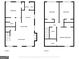 Two-story floor plan highlighting the layout of both Floor 1 with living spaces and Floor 2 with bedrooms at 786 Neal Nw St, Atlanta, GA 30318