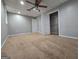 Bedroom featuring a ceiling fan, closet, and neutral paint, enhancing spaciousness at 3773 Summer Rose Dr, Atlanta, GA 30341