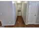 Hallway leads to laundry room featuring washer and dryer hookups at 3773 Summer Rose Dr, Atlanta, GA 30341