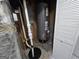 Water heater with modern setup in utility area near door at 3773 Summer Rose Dr, Atlanta, GA 30341