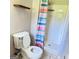 Standard bathroom with toilet and shower with curtain at 401 Mt. Tabor Church Rd., Dallas, GA 30157
