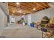 This unfinished basement offers potential for customization at 150 Cold Harbor Ct, Sharpsburg, GA 30277