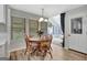 Cozy breakfast nook offers natural light and backyard views at 503 Atwood Cir, Peachtree City, GA 30269