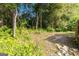 Backyard with mature trees and lush green foliage, a tranquil outdoor space at 5166 Avery Sw St, Covington, GA 30014