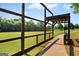 Well-maintained athletic field with protective fencing, perfect for sports and recreational activities at 4128 Hunt Sw St, Covington, GA 30014