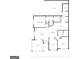 Layout showcasing the primary bedroom, living room, kitchen, and bathroom at 150 Butterton Ct, Fayetteville, GA 30214