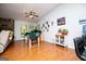 Open floor plan with a large dining area that is adjacent to the living room at 7358 S Mitchell Ct, Villa Rica, GA 30180