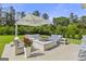 Outdoor firepit area with stylish seating, perfect for entertaining at 229 Widener Way, Peachtree City, GA 30269