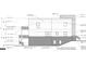 Architectural drawing of back elevation including cementitious stucco panels, windows, and brick veneer at 1301 Lavista Ne Rd, Atlanta, GA 30324