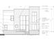 Architectural drawing of a modern house with a combination of wood siding and brick veneer, showcasing its clean lines and window placement at 1301 Lavista Ne Rd, Atlanta, GA 30324