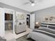 Main bedroom with open closet and interior door at 4382 Highway 42 S, Locust Grove, GA 30248