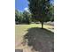 Expansive, private backyard enclosed by a wooden fence, offering ample space and mature trees at 3005 Ryan Rd, Locust Grove, GA 30248