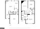 Detailed floor plan showcasing the layout of both floors with dimensions of the rooms at 737 Shadow Lake Dr, Lithonia, GA 30058