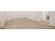Spacious bonus room with plush carpeting with bathroom and bedroom access at 162 Aster Ave, Locust Grove, GA 30248