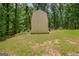 Backyard shed in a wooded setting at 4950 Creel Rd, Fairburn, GA 30213
