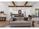 Inviting living room offering a view of the modern kitchen at 155 Grace Hope Dr, Brooks, GA 30205