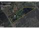 Aerial view of 3.6 acre lot at 392 High Tower Ridge Rd in Covington, GA with approximate lot lines at 392 Hightower Ridge Rd, Covington, GA 30014