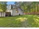 A spacious backyard features a play structure and lush lawn, perfect for outdoor activities and relaxation at 111 Rosignol Dr, Sharpsburg, GA 30277