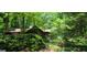 Secluded home exterior with brick chimney nestled in lush greenery and mature trees at 1992 Kunuga Dr, Jonesboro, GA 30236