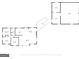 Detailed floor plan layout showcasing bedroom, kitchen, living spaces, a garage, and deck at 204 First St, Bowdon, GA 30108