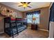 Bedroom with bunkbed and bedside table by the window at 405 Woodbrook Way, Lawrenceville, GA 30043