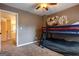bedroom featuring a bunk bed and cozy decor at 405 Woodbrook Way, Lawrenceville, GA 30043